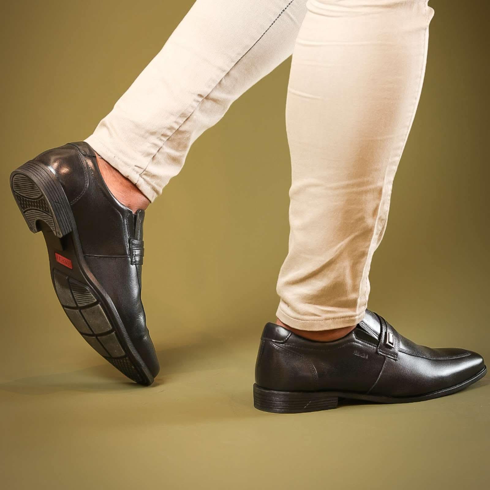 SAPATO MASCULINO SOCIAL COURO LEGITIMO CARLOS - Banana Calçados - Sapato social masculino